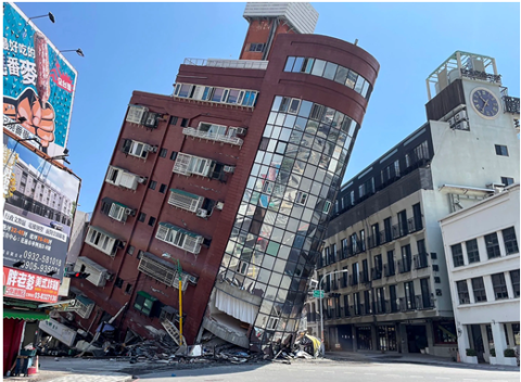 Massive earthquake hits Taiwan