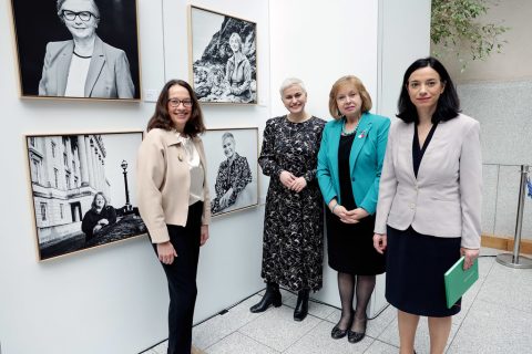 Houses of the Oireachtas hosts exhibition: Irish Female MEPs Past and Present to mark International Women’s Day 2024