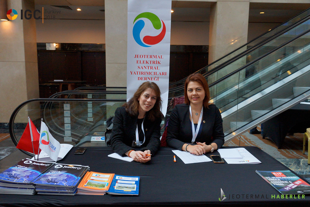 JESDER Jeotermal Elektrik Santral Yatırımcıları Derneği Standı at 3rd International Geothermal Energy Congress of Turkey