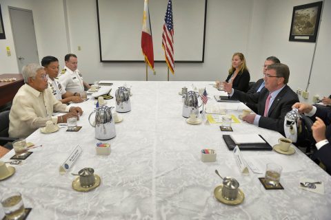 Philippine Defense Minister, SECDEF Meet to Discuss Tension in the South China Sea, Other Shared Concerns
