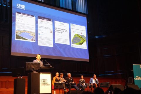 Qiao Nan Han at Climate emergency summit - IMG_7526