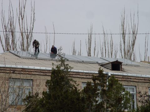 Rooftop solar panels