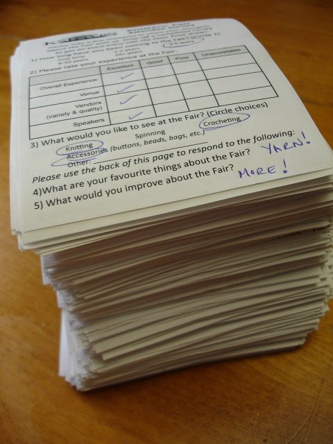 Surveys to compile