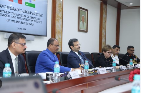 India-Mongolia Defence Ministers Meeting