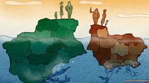 Disparities in India.