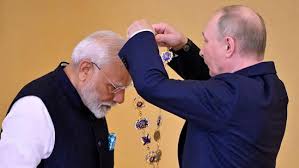 PM Modi awarded Russia's highest civilian honour