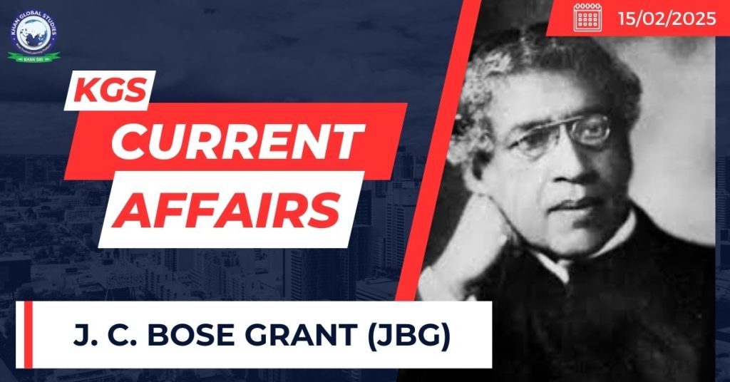 J. C. Bose Grant (JBG)
