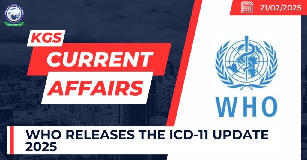 WHO releases the ICD-11 update 2025