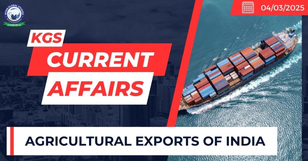 Agricultural Exports of India