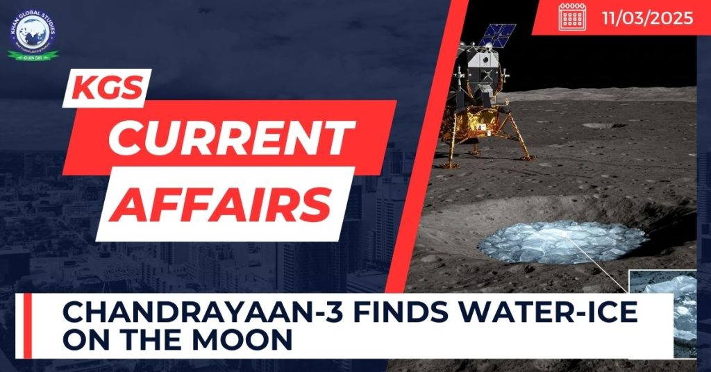 Chandrayaan-3 Finds Water-Ice on the Moon Beyond Polar Regions