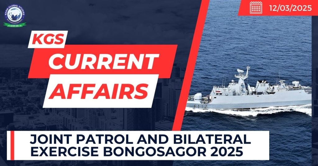 Joint Patrol and Bilateral Exercise BONGOSAGOR 2025
