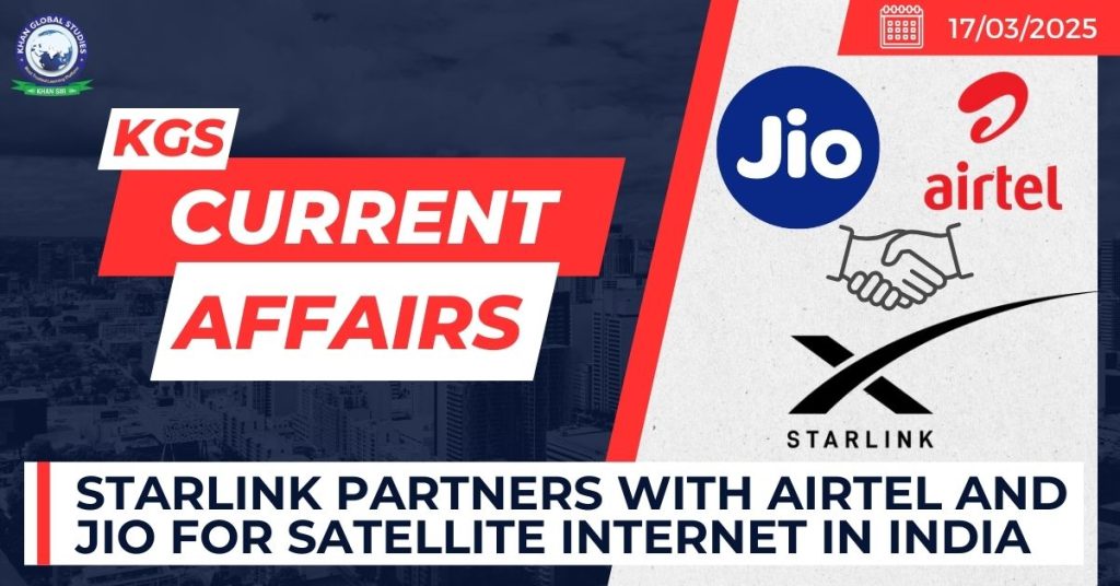 Starlink Partners with Airtel and Jio for Satellite Internet in India