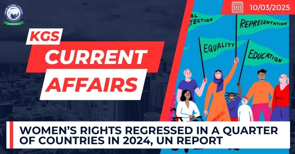 Women’s rights regressed in a quarter of countries in 2024, UN report