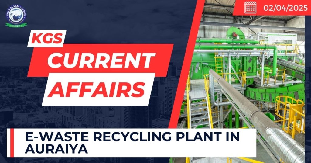 E-waste recycling plant in Auraiya