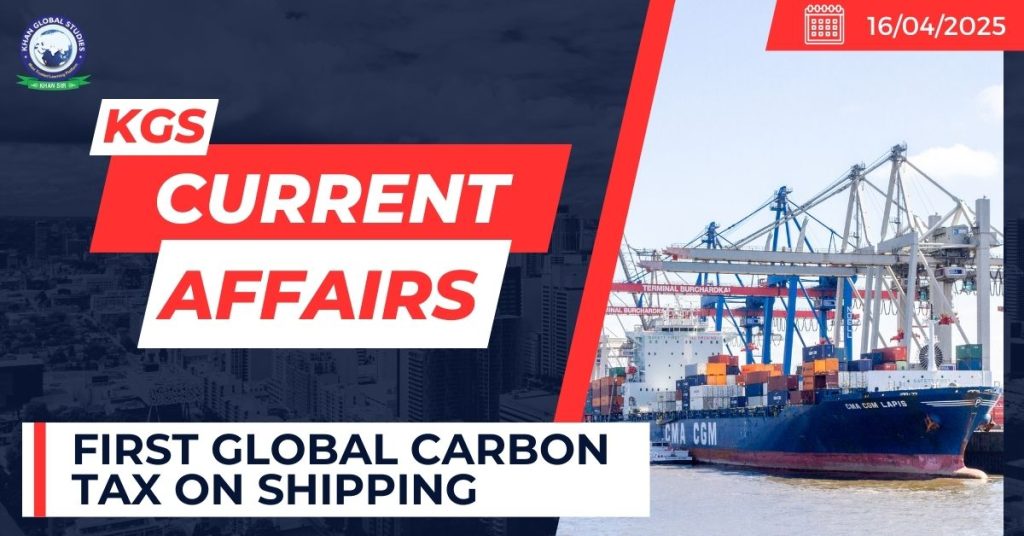 First Global Carbon Tax on Shipping