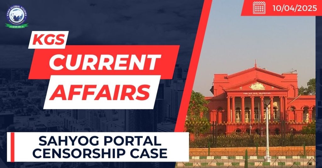 Sahyog portal censorship case