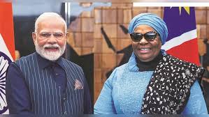 प्रधानमंत्री मोदी की नामीबिया यात्रा
