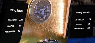 UN General Assembly Resolution on Palestine