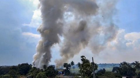 Konaseema Firecracker Unit Blast