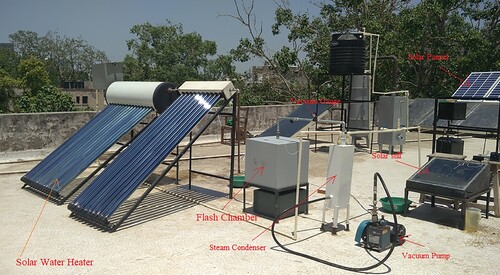 aSiphon-Powered Thermal Desalination System