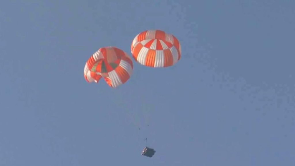 Main Parachute Test for Gaganyaan Crew Module