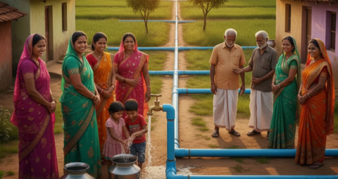 Achieving ‘Har Ghar Jal’: Gram Panchayat–Led Piped Water Coverage in Uttar Pradesh