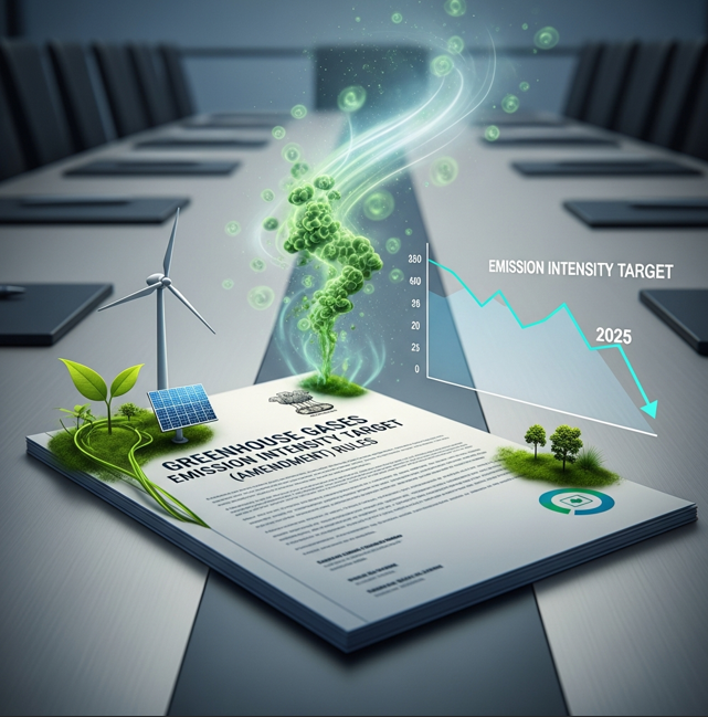 Greenhouse Gases Emission Intensity Target (Amendment) Rules, 2025