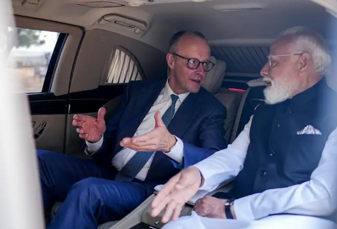 जर्मन चांसलर फ्रेडरिक मर्ज़ की भारत यात्रा