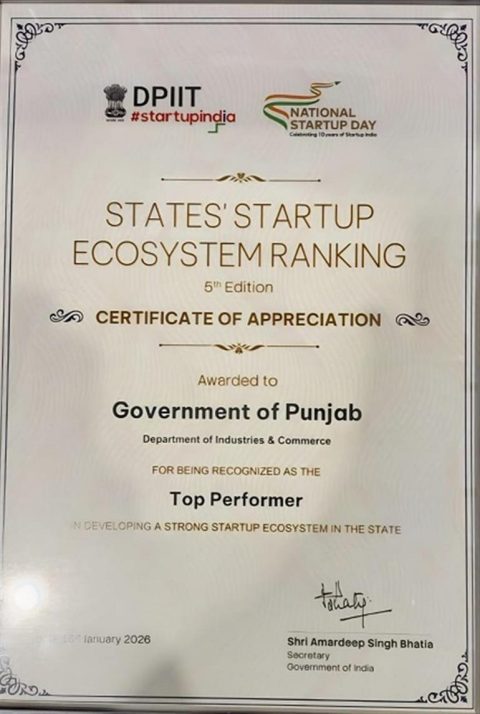 5th Edition of States’ Startup Ecosystem Ranking