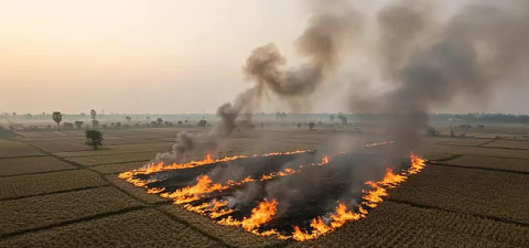 CAQM Issues Statutory Direction to Curb Wheat Stubble Burning