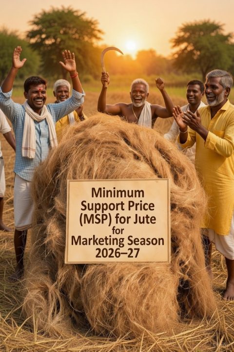 higher Minimum Support Price (MSP) for raw jute for the Marketing Season 2026–27