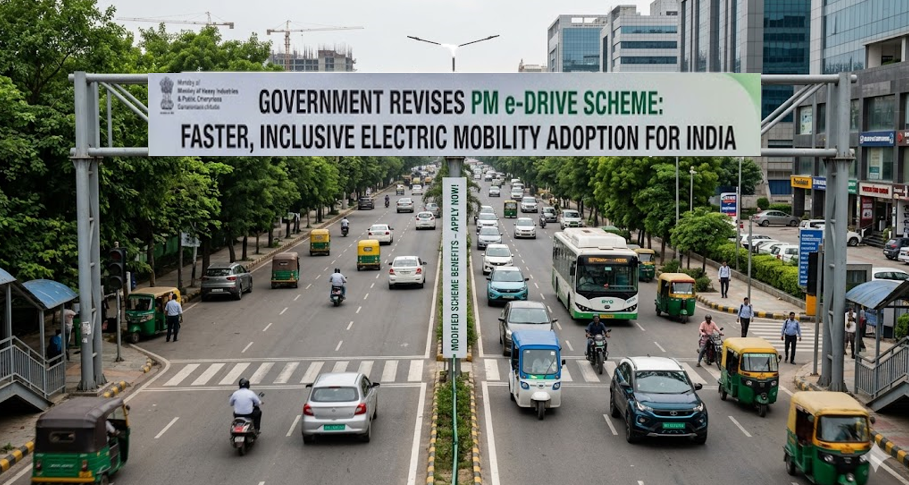 Government Revises PM e-DRIVE Scheme