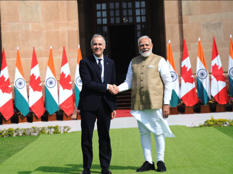 कनाडा के प्रधानमंत्री की भारत यात्रा