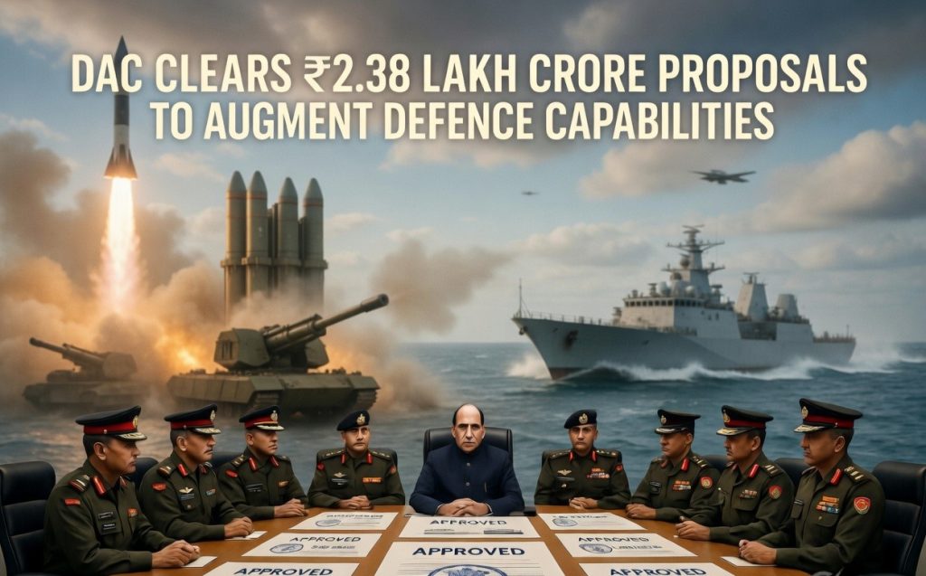 DAC Clears Key Proposals to Augment Defence Capabilities