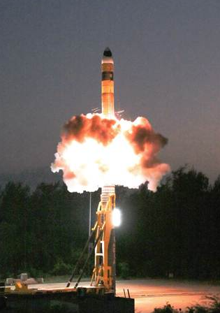 Advanced Agni missile with Multiple Independently Targeted Re-Entry Vehicle (MIRV) system