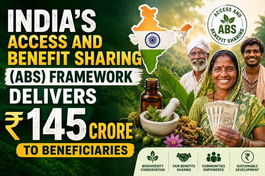 India's Access and Benefit Sharing (ABS) Framework Delivers Rs 145 Crore to Beneficiaries