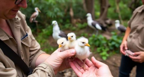 Project GIB Adds Three Chicks, Taking Captive Stock to 94 Birds