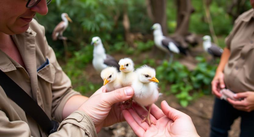 Project GIB Adds Three Chicks, Taking Captive Stock to 94 Birds
