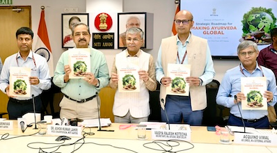 NITI Aayog Launches Report on "Strategic Roadmap for Making Ayurveda Global"