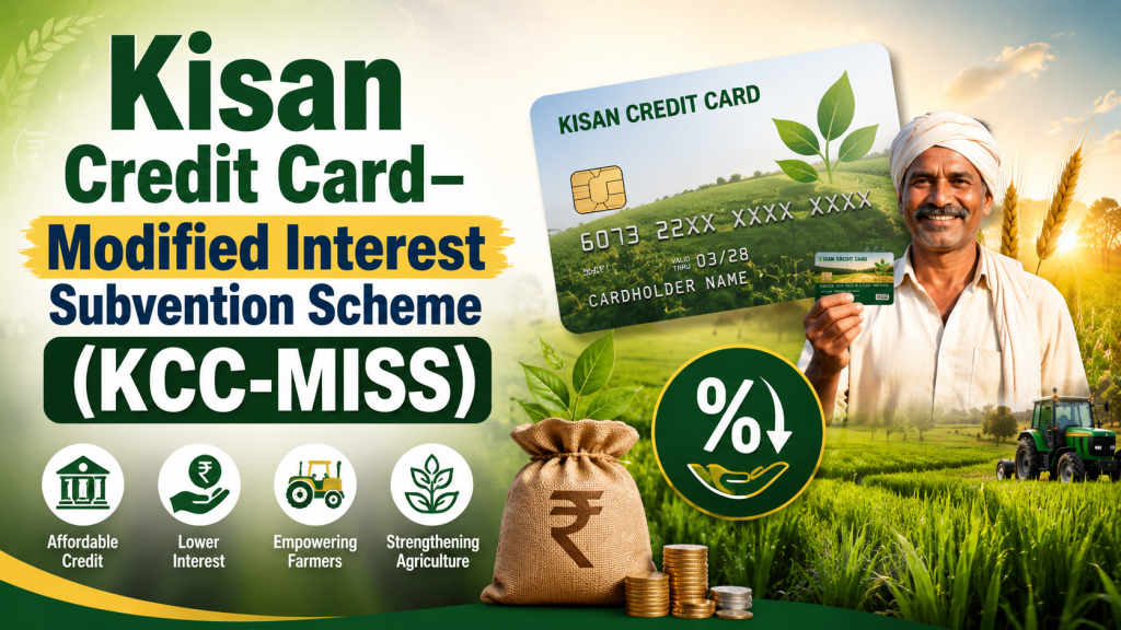 Kisan Credit Card–Modified Interest Subvention Scheme (KCC-MISS)