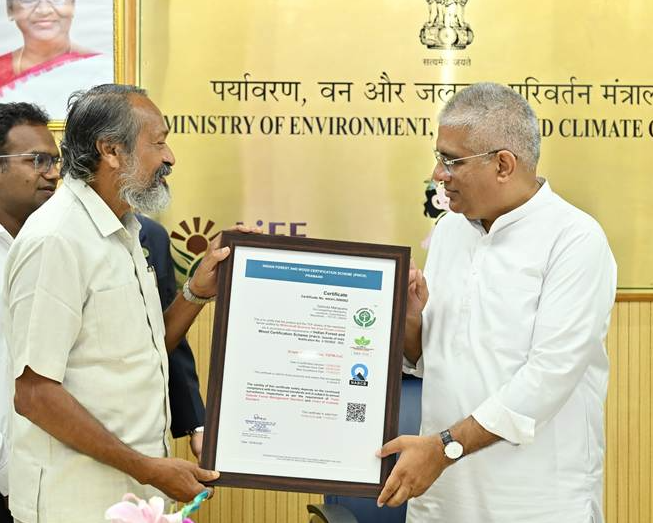 India’s First PRAMAAN Certificates under the Indian Forest and Wood Certification Scheme