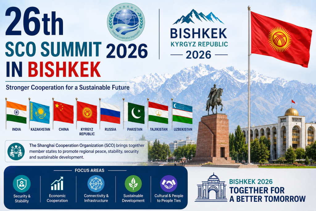 26th SCO Summit 2026 in Bishkek