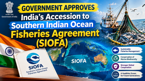 Government Approves India’s Accession to Southern Indian Ocean Fisheries Agreement (SIOFA)
